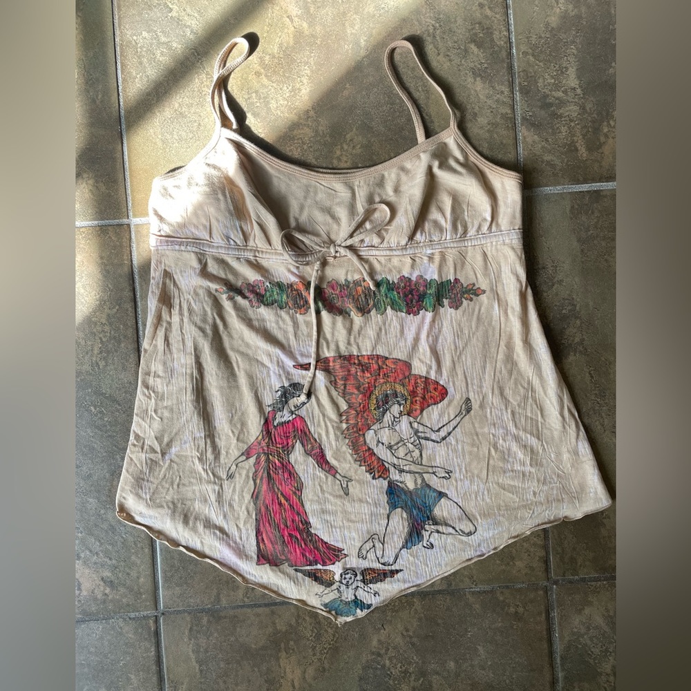 Butterfly Dropout tank